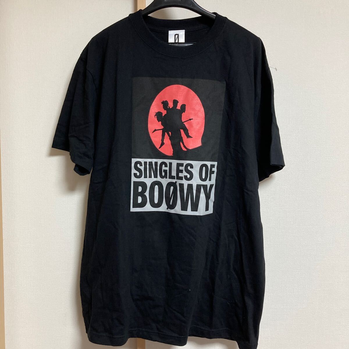 【未使用】SINGLES OF BOOWY 40th ANNIVERSARY バンドTシャツ ブラック Lサイズ_画像1