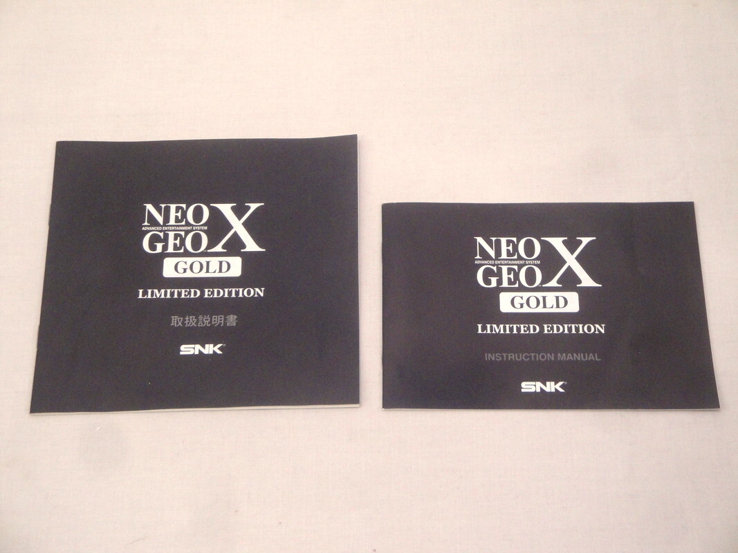 カメ)NEO GEO X GOLD LIMITED EDITION ネオジオX ゴールド SNK 難有 現状品 ◆U2405018 ME06Bの画像7