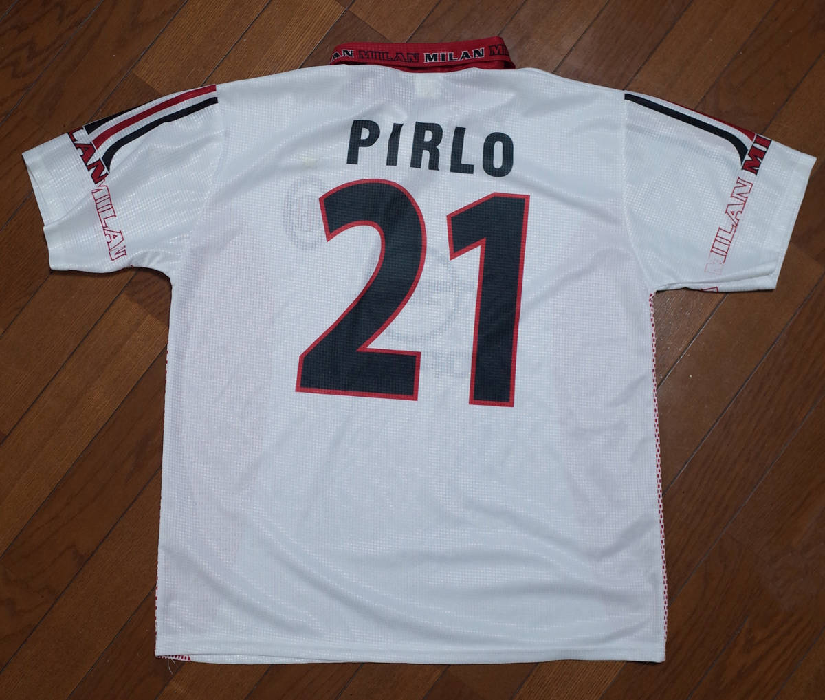 新品未使用 ACミラン レプリカ ユニフォーム オペル AC MILAN OPEL Sサイズ PIRLO 21 アンドレア・ピルロ_画像4