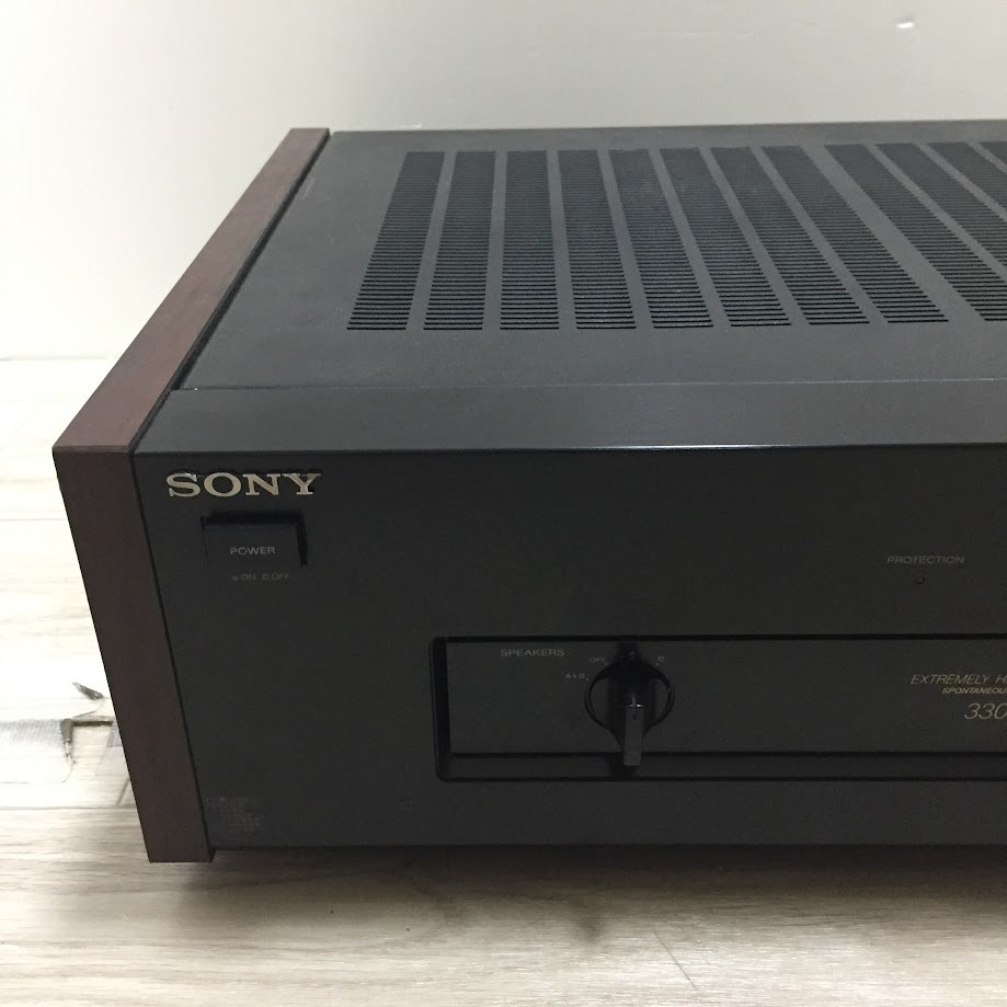 中古品 オーディオ機器 ta-n330es SONY ソニー パワーアンプ Gシャーシ採用 ESシリーズ 昭和レトロ 希少 レア _画像2