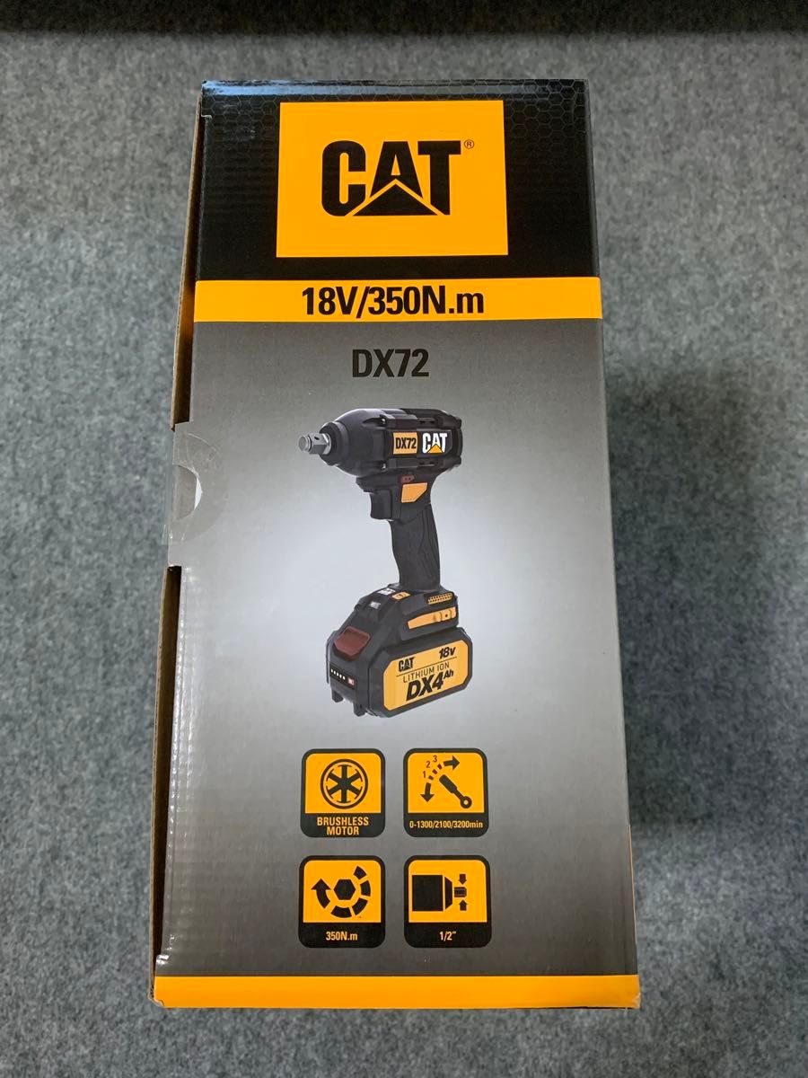 インパクトレンチ コードレス CAT 18V DX72 バッテリー2個 インパクトレンチ コードレス CAT 18V DX72 バッテリー2個