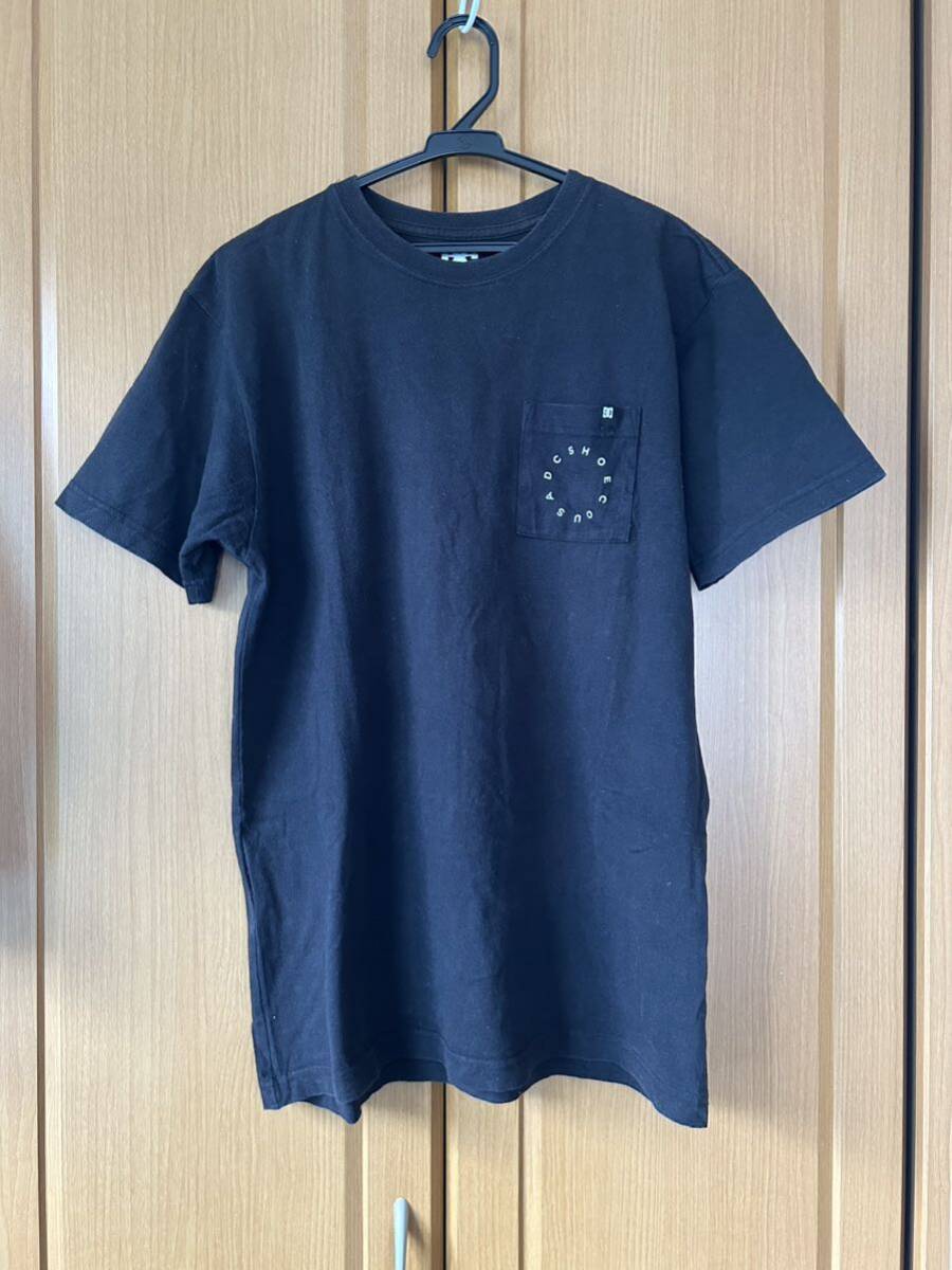 ディーシーシューズ DC SHOES　Tシャツ 半袖　L　ブラック　クルーネック_画像1