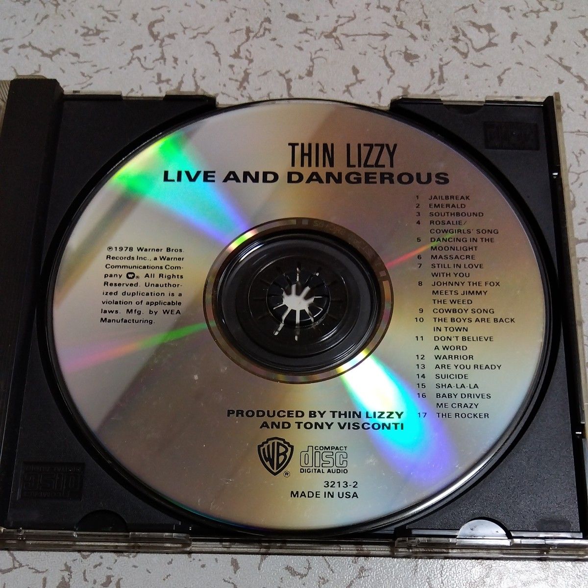 CD THIN LIZZY LIVE AND DANGEROUS