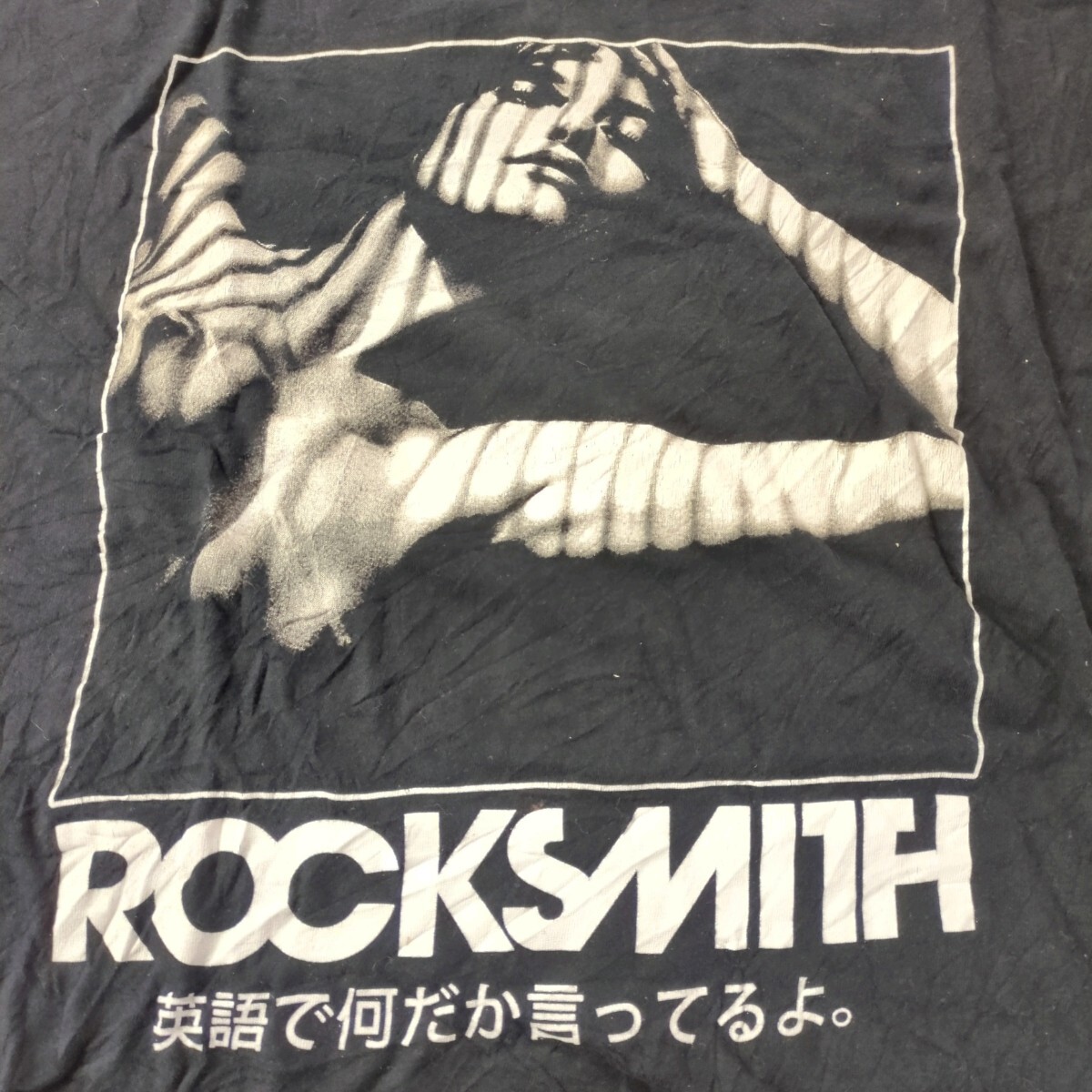 XL ROCK SMITH Tシャツ ブラック 半袖 リユース ultramto ts1592_画像4