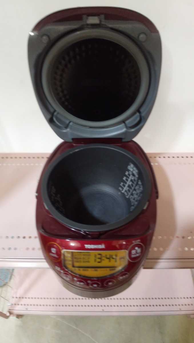 中古東芝 炊飯器 3.5合 IHジャー炊飯器 RC-6XM(R)_画像3