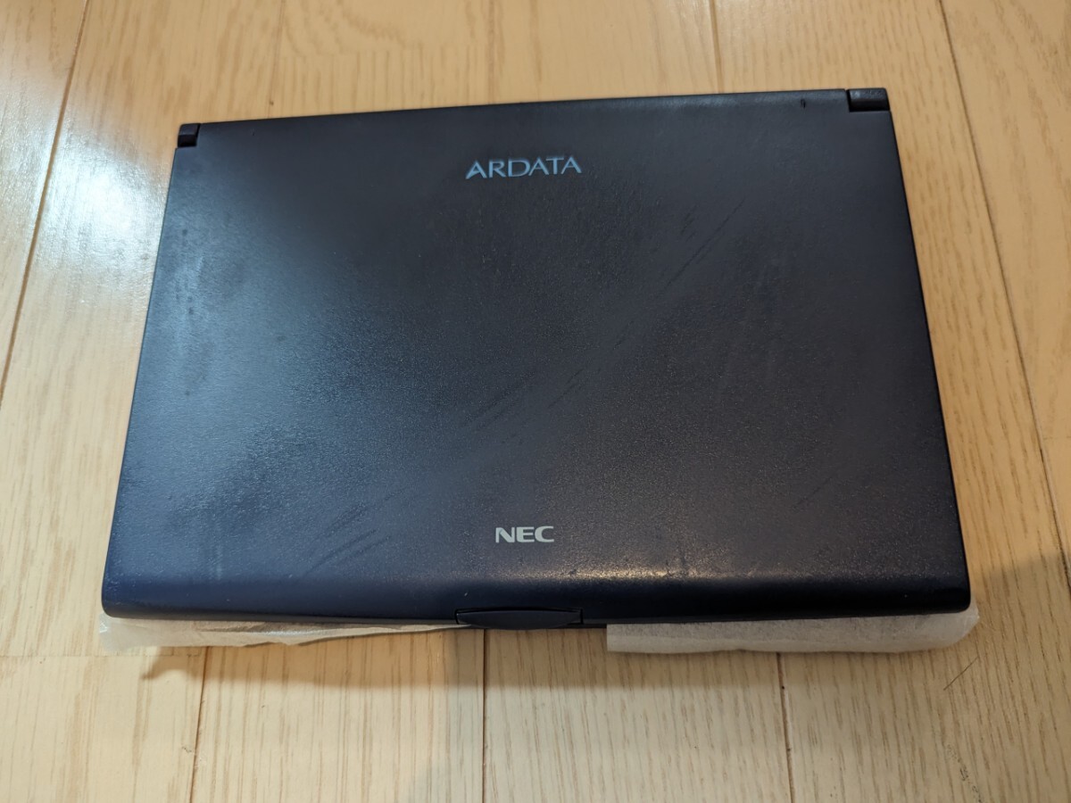 NEC writing . information mobile tool word-processor aru data ARDATA CR-1000T