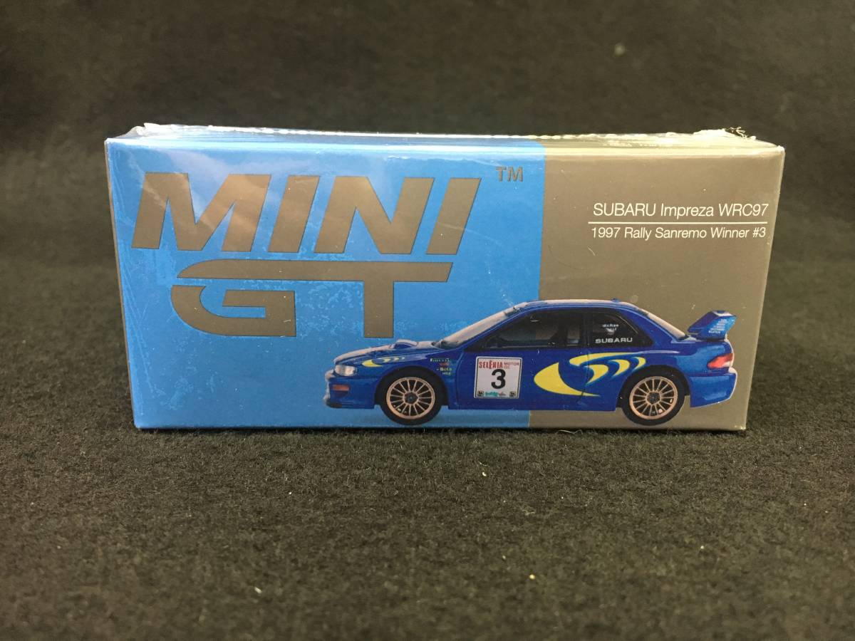 ■ミニGT 1/64 スバル インプレッサ WRC97 ラリー・サンレモ 1997 優勝車 #3 左ハンドル_画像6