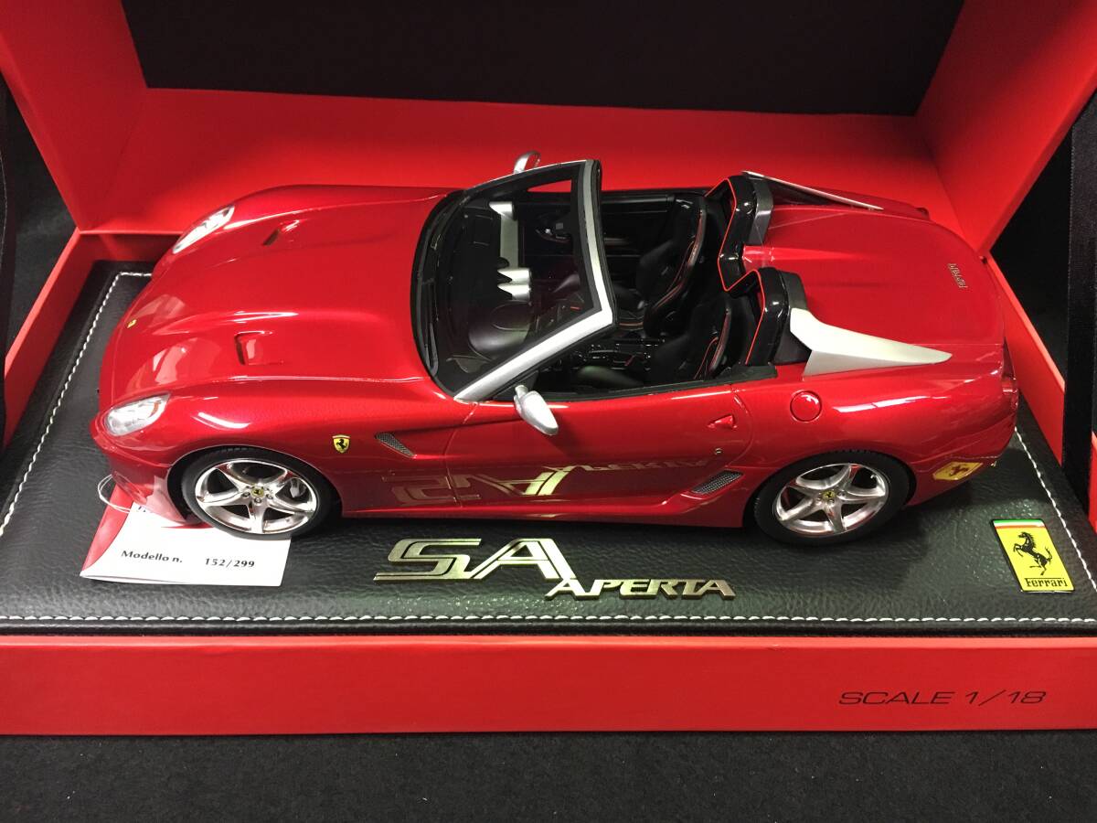 ■外箱不良あり■BBR■1/18 フェラーリ SA Aperta (Rosso Fuoco/レッド) アペルタ パリ オートショー 2010 299台限定 P1825A_画像1