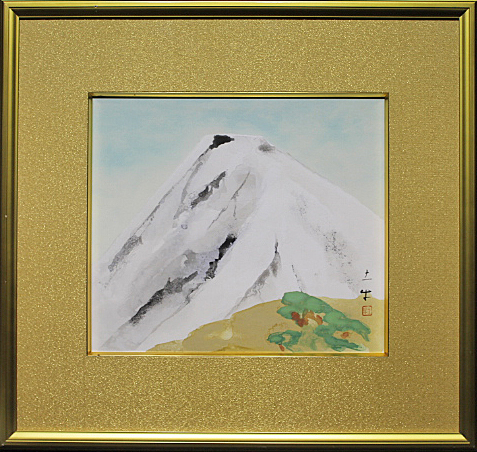# внутри . земля корова [ Fuji ]. день фирма гравюра на дереве . включая автограф выпуск есть 