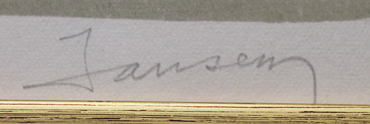 # Jean sen[ lamp. exist still life ] lithograph autograph autograph edition equipped 