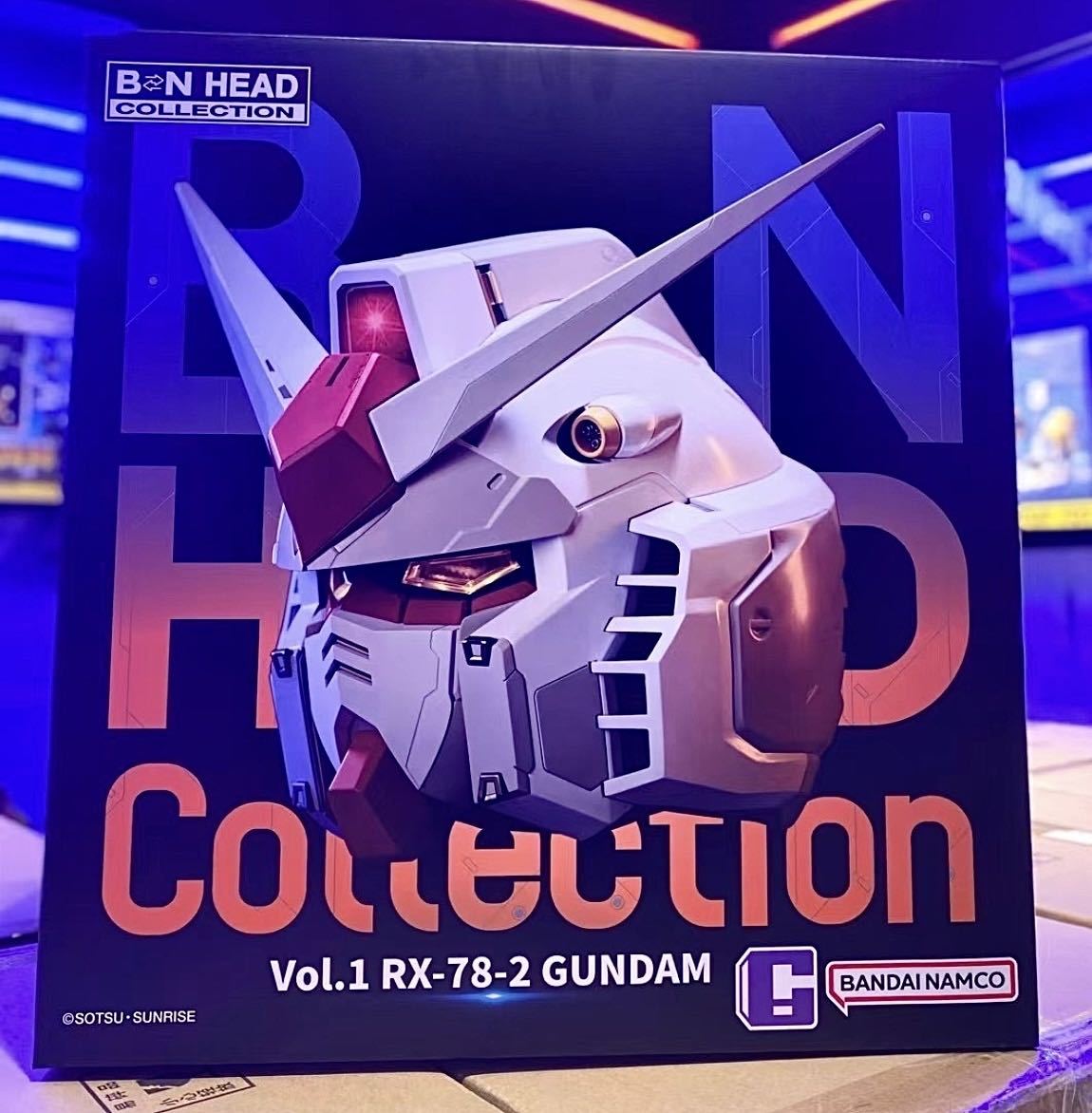 海外限定 BANDAI BN HEAD COLLECTION RX-78-2 GUNDAM 通常.Ver ガンダム B&N ヘッド コレクション 機動戦士 ガンダム_画像8