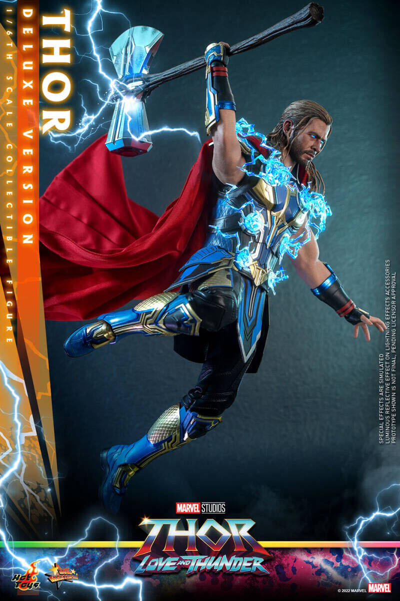 ホットトイズ 1/6 ソー ラブ＆サンダー ソー DX.Ver ボーナスアクセサリー付き 未開封新品 MMS656 Thor HOTTOYS マイティ・ソー_画像6