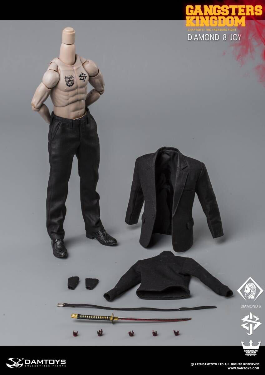 DAMTOYS 1/6 ギャングスターズ キングダム ダイヤモンド8 ジョイ JOY 新品 GK028 B 検) HOTTOYS ジョンウィック John Wick キアヌ リーブス_画像2