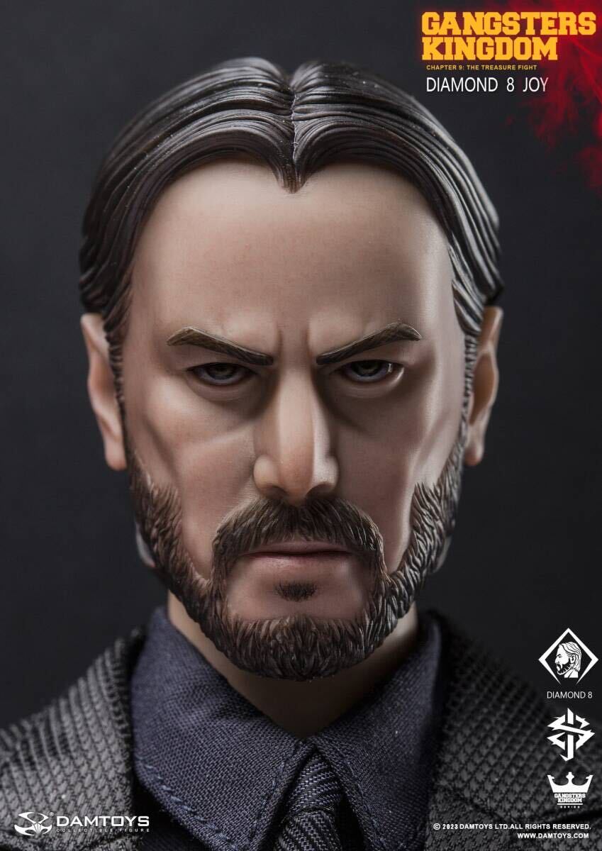 DAMTOYS 1/6 ギャングスターズ キングダム ダイヤモンド8 ジョイ JOY 新品 GK028 A 検) HOTTOYS ジョンウィック John Wick キアヌ リーブス_画像5