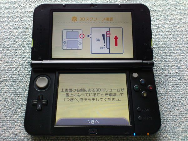 Newニンテンドー3DS LL ライム ブラック 取扱説明書 Nintendo 任天堂 本体 .の画像6