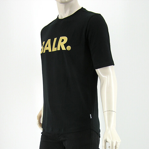 ☆匿名発送☆新品タグ付き 黒/金 日本サイズＭ相当 BALR. ボーラ― クラブアスレティックTシャツ 半袖 丸首 CLUB ATHLETIC T-SHIRT_画像3