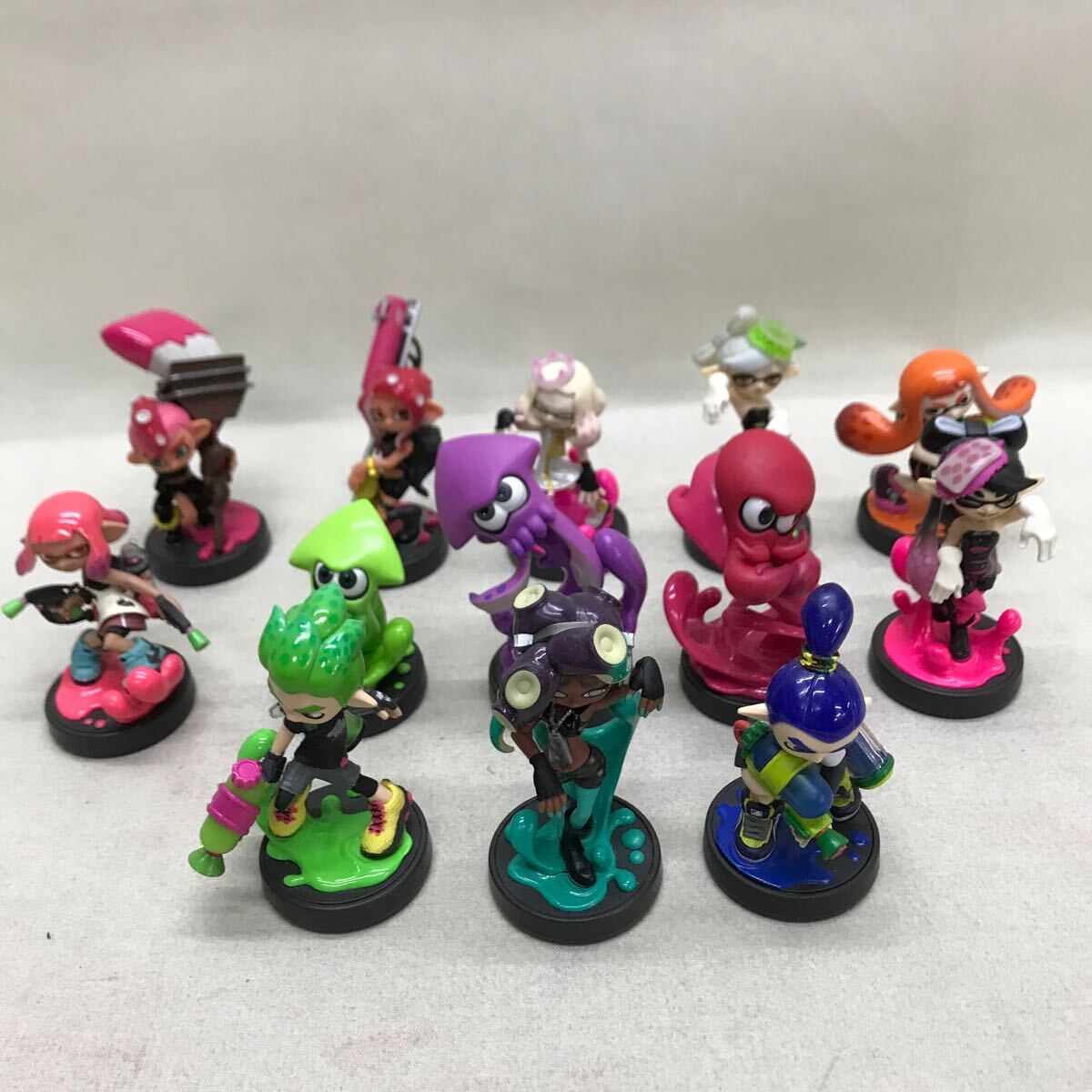 【3S11-100】送料無料 amiibo アミーボ スプラトゥーン 13体まとめ売り 動作未確認_画像1