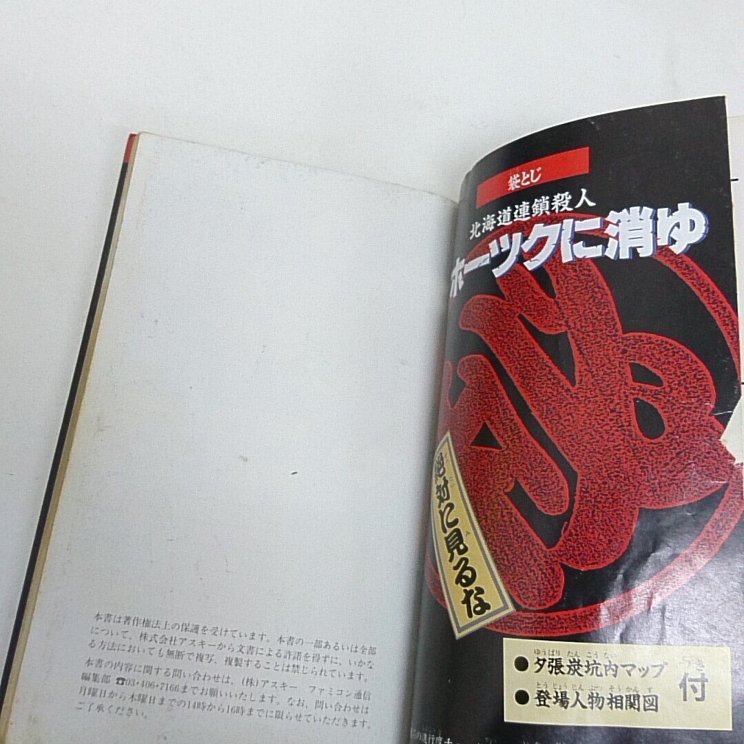 攻略本 FC ファミコン 北海道連鎖殺人 オホーツクに消ゆのすべてがわかる本 A450_画像4