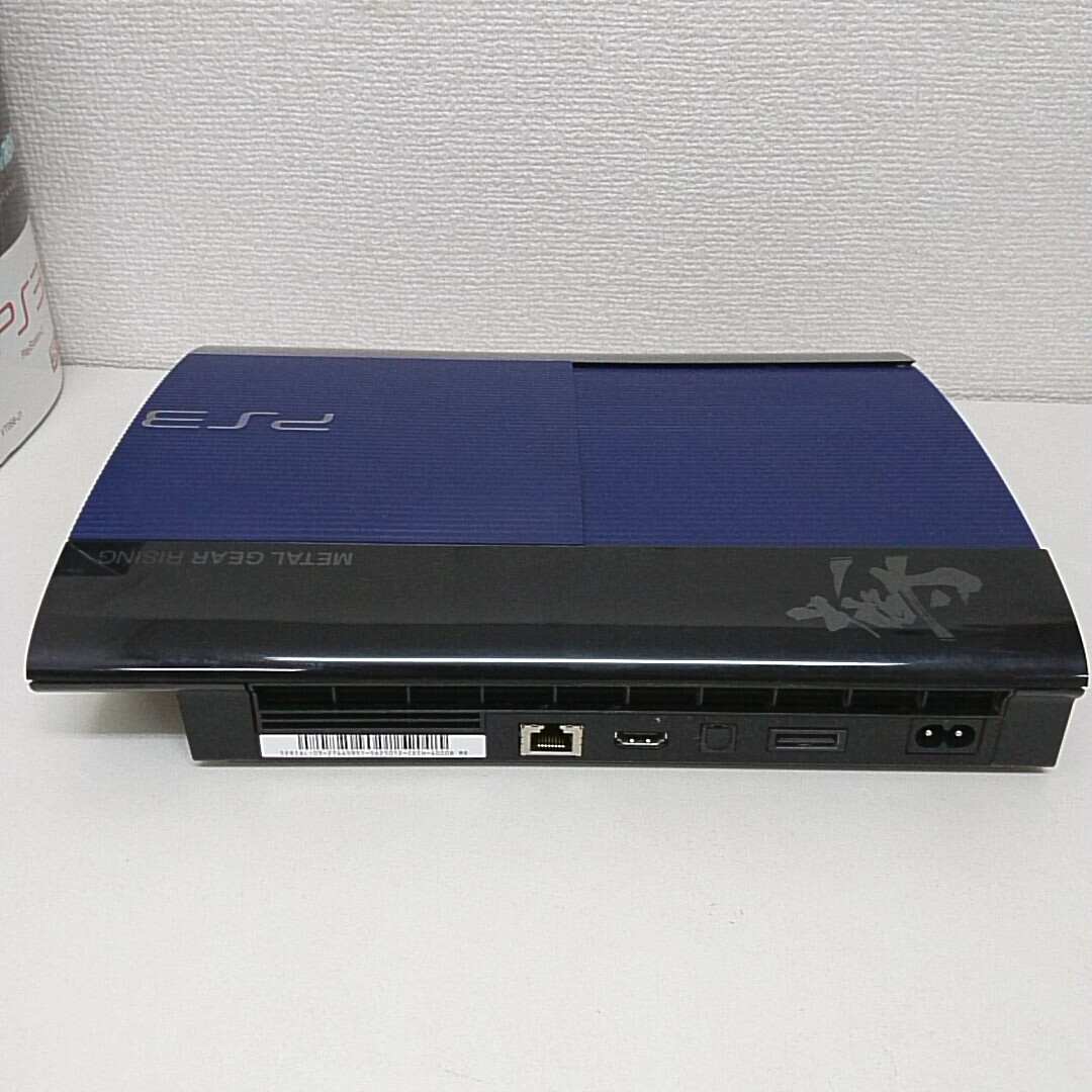 SONY ソニー PS3 PlayStation3 250GB METAL GEAR RISING REVENGEANCE ソフト無し 斬撃モデル CECH-4000B 通電確認済み_画像7