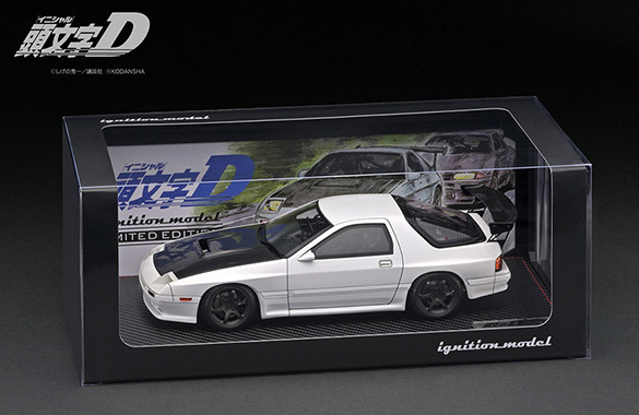 WEB限定品 イグニッションモデル「1/18 頭文字D Mazda Savanna RX-7 Infini (FC3S) White With Mr. Ryosuke Takahashi」（IG2877）の画像8