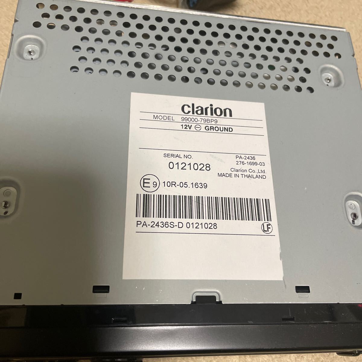 ② new goods removed car radio 99000-79bp9 Clarion clarion