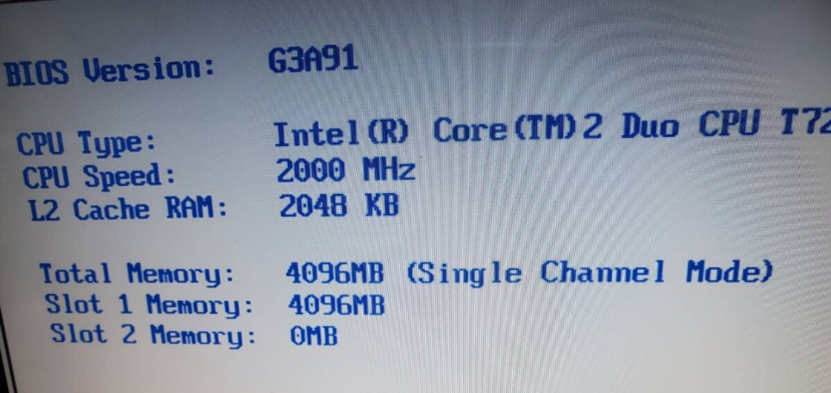 ●BIOS確認 SAMSUNG 4GB PC2-6400S-666-12-D3 DDR2 ノート パソコン メモリ800 1枚 M470T5267AZ3-CF7 ●送料無料_画像7