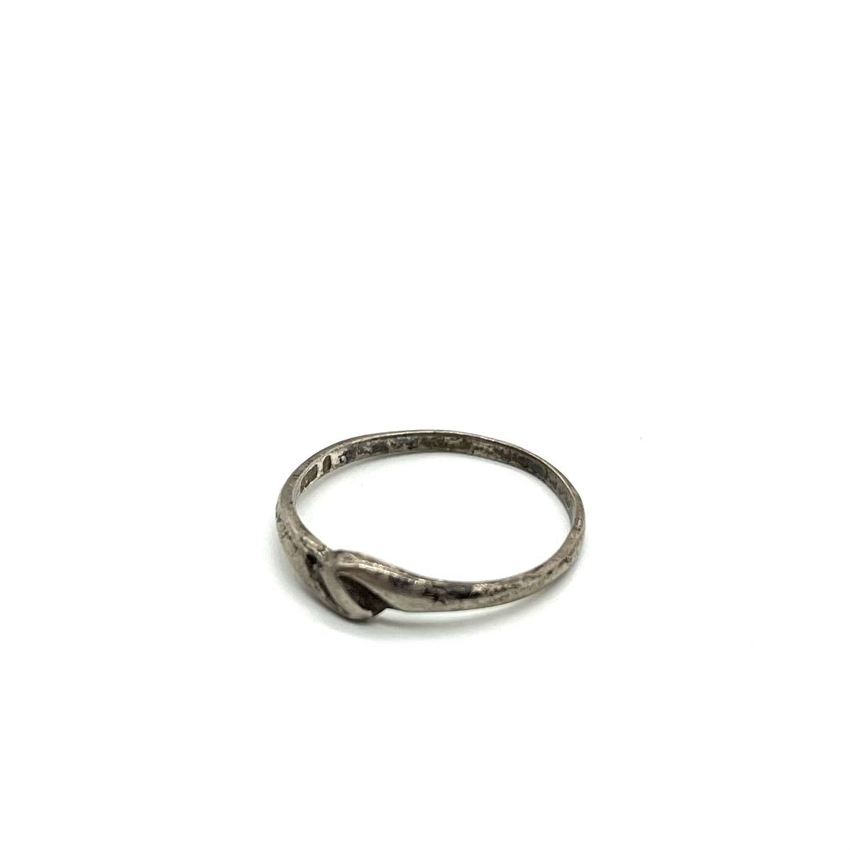 【ヴィンテージ】デザインカット シルバーリング 指輪 シルバー835 銀 ビンテージアクセサリー ジュエリー VR060