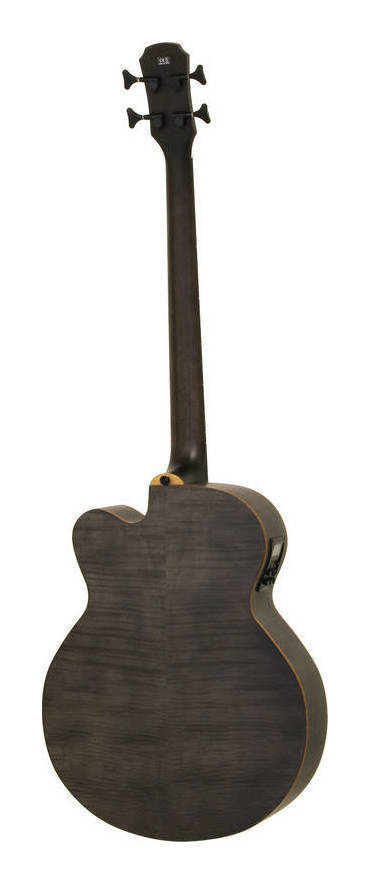  prompt decision * new goods * free shipping ARIA FEB-F2/FL STBK(Stained Black) electric acoustic bass / case attaching 