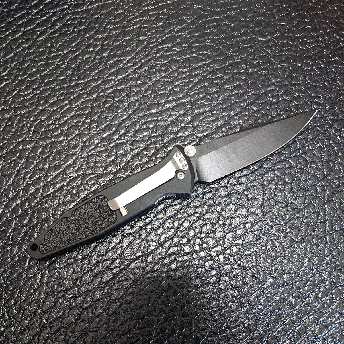 Microtech knives Socom Elite M/A Black Standard 160-1 未使用 折りたたみナイフ_画像5