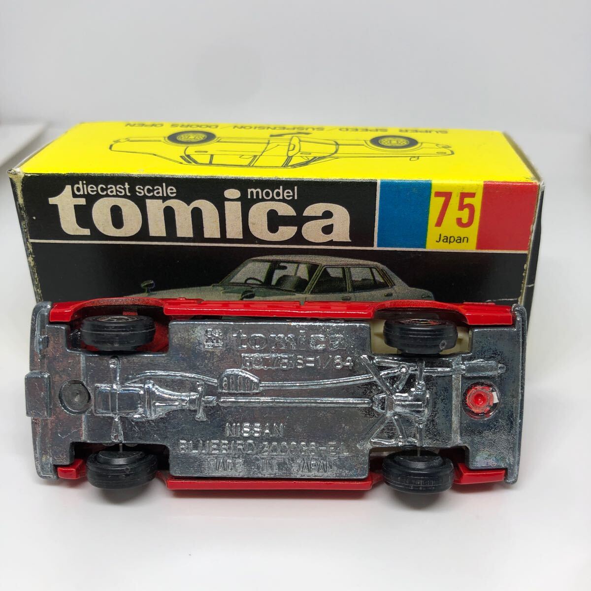  Tomica made in Japan black box 75 Nissan Bluebird 2000 that time thing out of print ①
