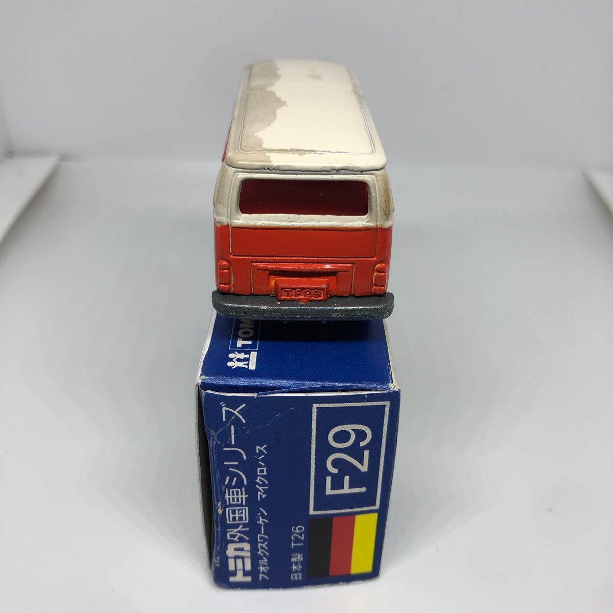 トミカ　日本製　青箱　F29 フォルクスワーゲン　マイクロバス　当時物　絶版_画像4