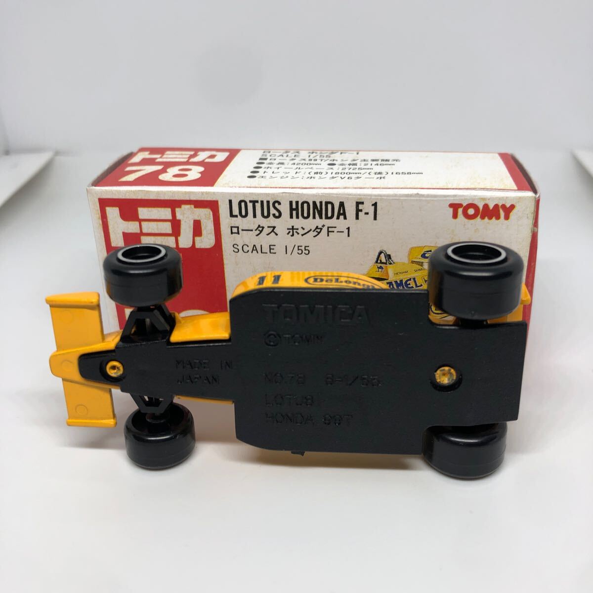  Tomica made in Japan red box 78 Lotus Honda F1 that time thing out of print 