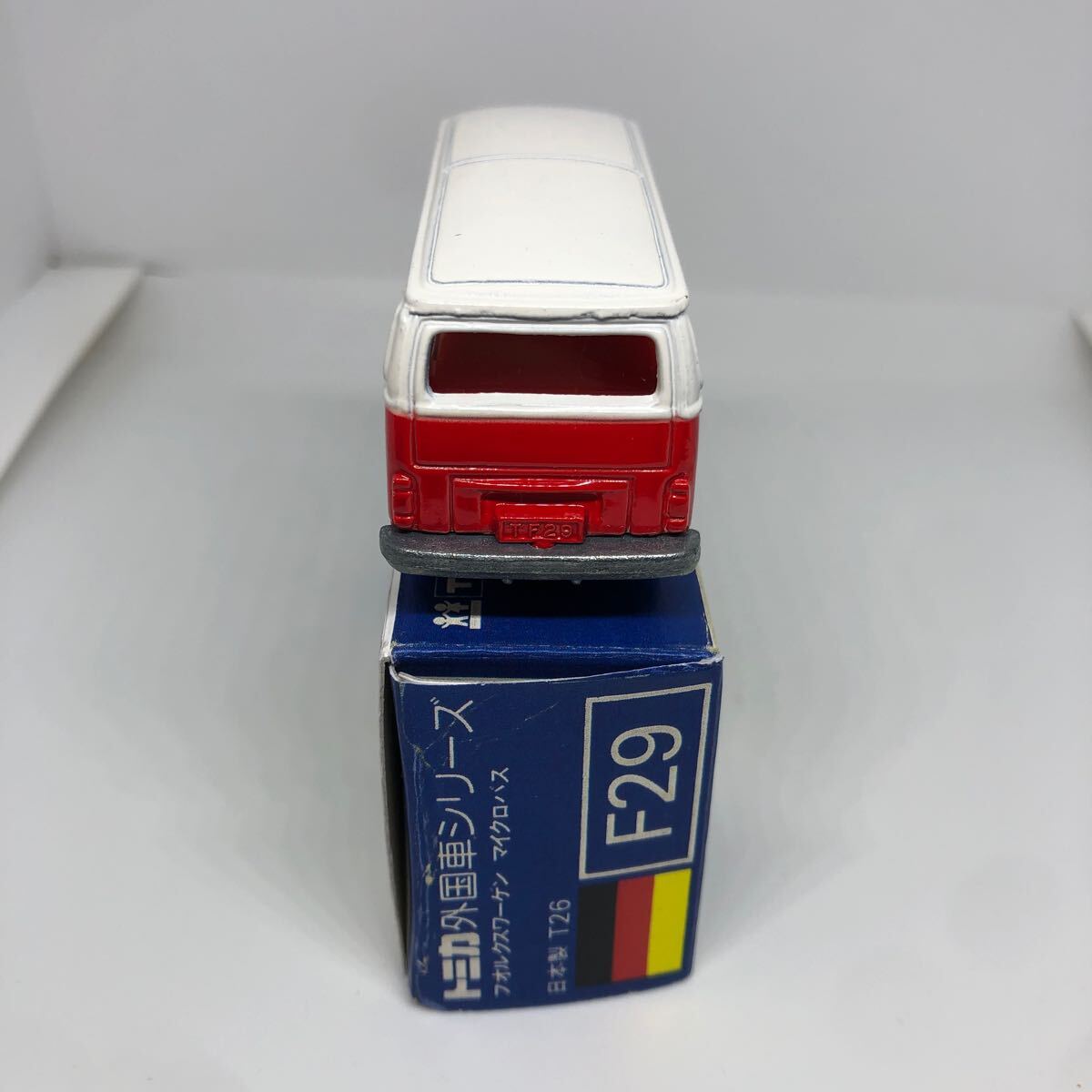 トミカ　日本製　青箱　F29 フォルクスワーゲン　マイクロバス　当時物　絶版_画像4