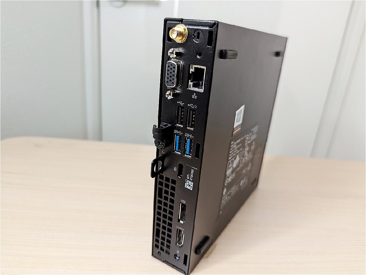 DELL 超小型PC ゴールデンウィークの工作などに Windows11対応CPU RAM8GB ストレージ無し BIOS起動確認 OptiPlex3060Micro Celeron G4900_画像6