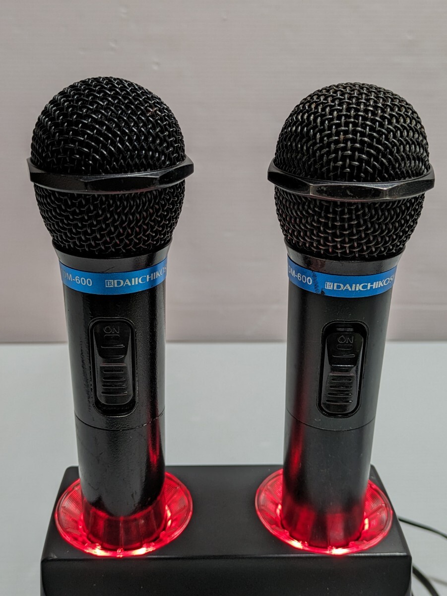 DAICHIKOSHO the first . quotient charger set TDM-600 2 piece TDC330 TDR-4000 Audio Technica wireless microphone karaoke made in Japan goods junk treatment 