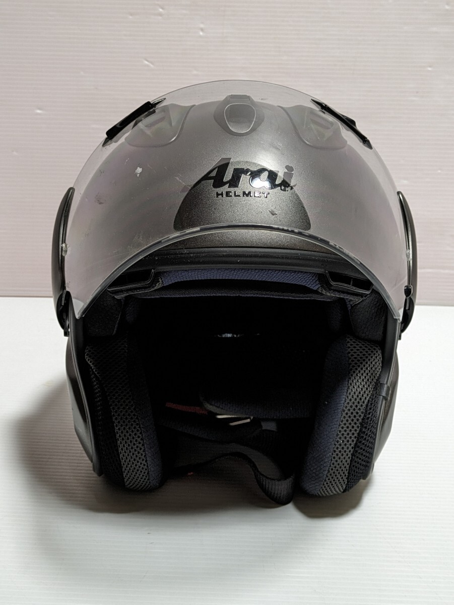 Arai アライ ジェットヘルメット VZ RAM SNELL   M サイズ 57.58CM 日本製品 の画像2
