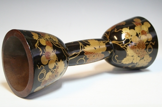 Yahoo!オークション - *華**【即決】時代蒔絵/葡萄文小鼓胴(和楽器邦楽