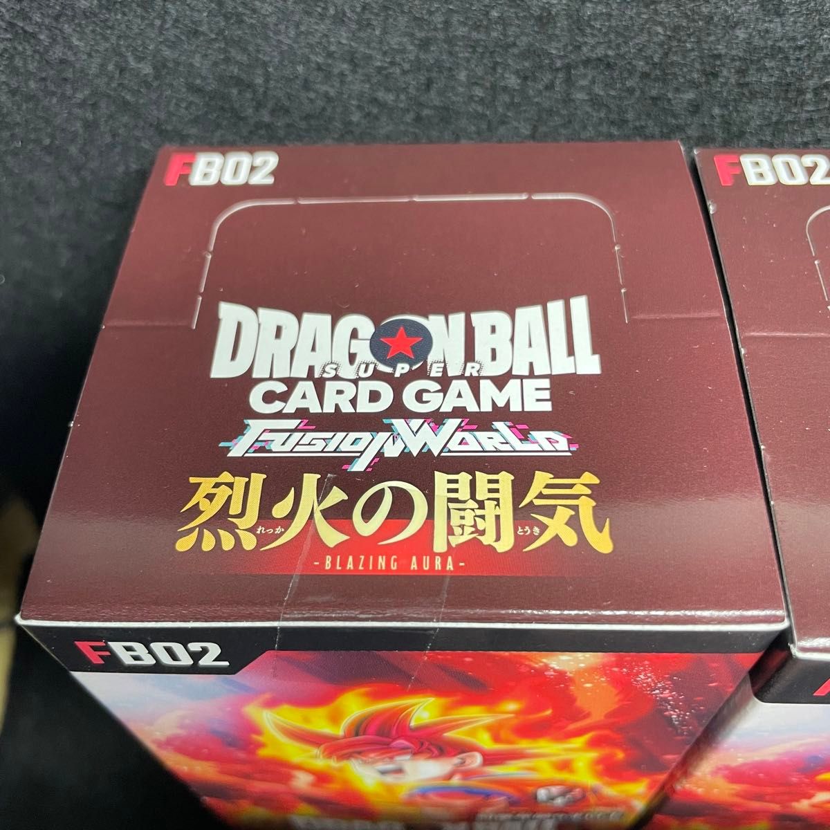 【新品未開封 未開封テープ付き ワンオーナー】ドラゴンボールカード フュージョンワールド 烈火の闘気 FB02 7box ボックス