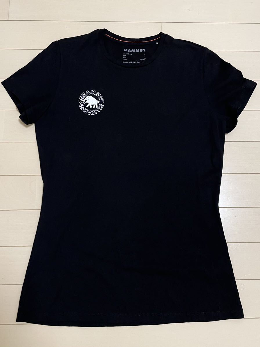 2 times have on beautiful goods Mammut M size lady's T-shirt short sleeves black MUMMUT search ) Millet Marmot Colombia 