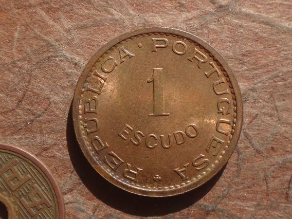 ポルトガル領チモール 1Escudo 青銅 1970年 KM#19 (26.0mm, 7.9g)の画像1