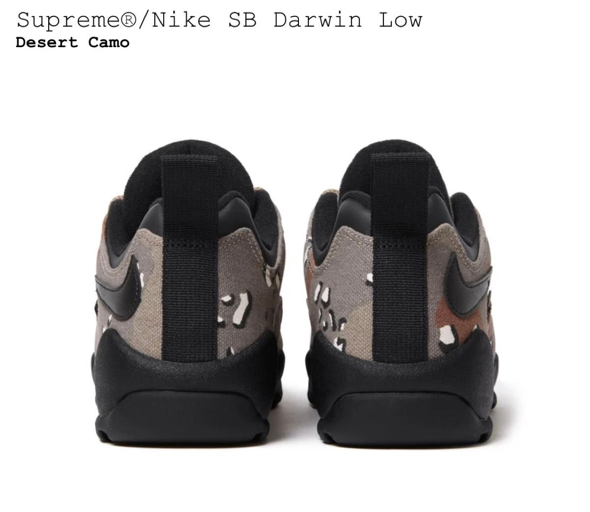 新品　未使用　送料込　Supreme × Nike SB Darwin Low Desert Camo 27cm US9