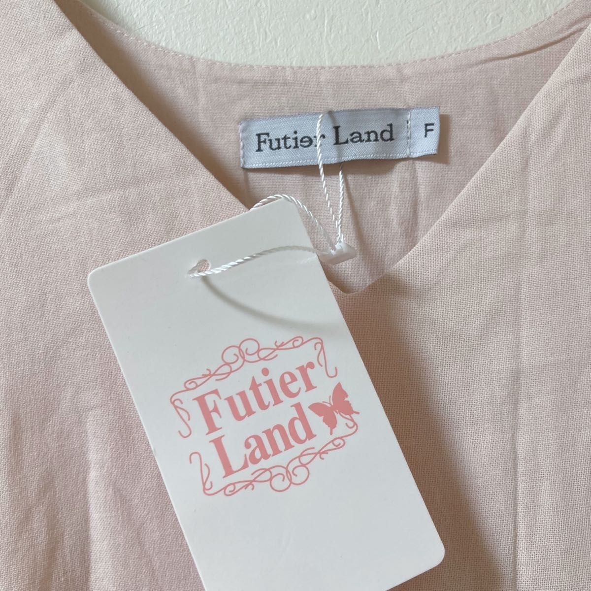 フューティアランド Futier Land★麻 リネン フレア ロングワンピース タグ付き未使用