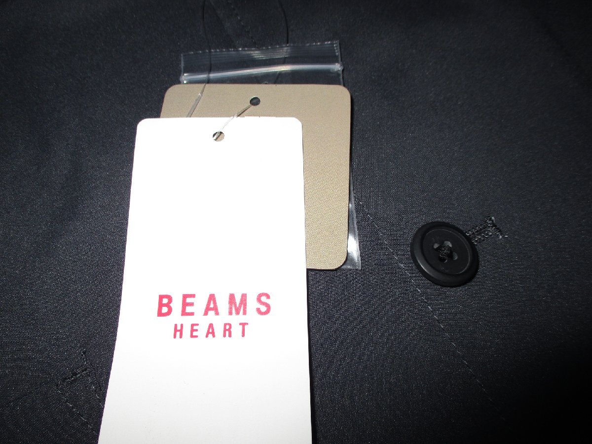 新品ラス1 春夏 XL ▼ ビームス BEAMS HEART ライトスーツ サマースーツ ルーズフィット テーラードジャケット パンツ セット メンズ LL 灰の画像6