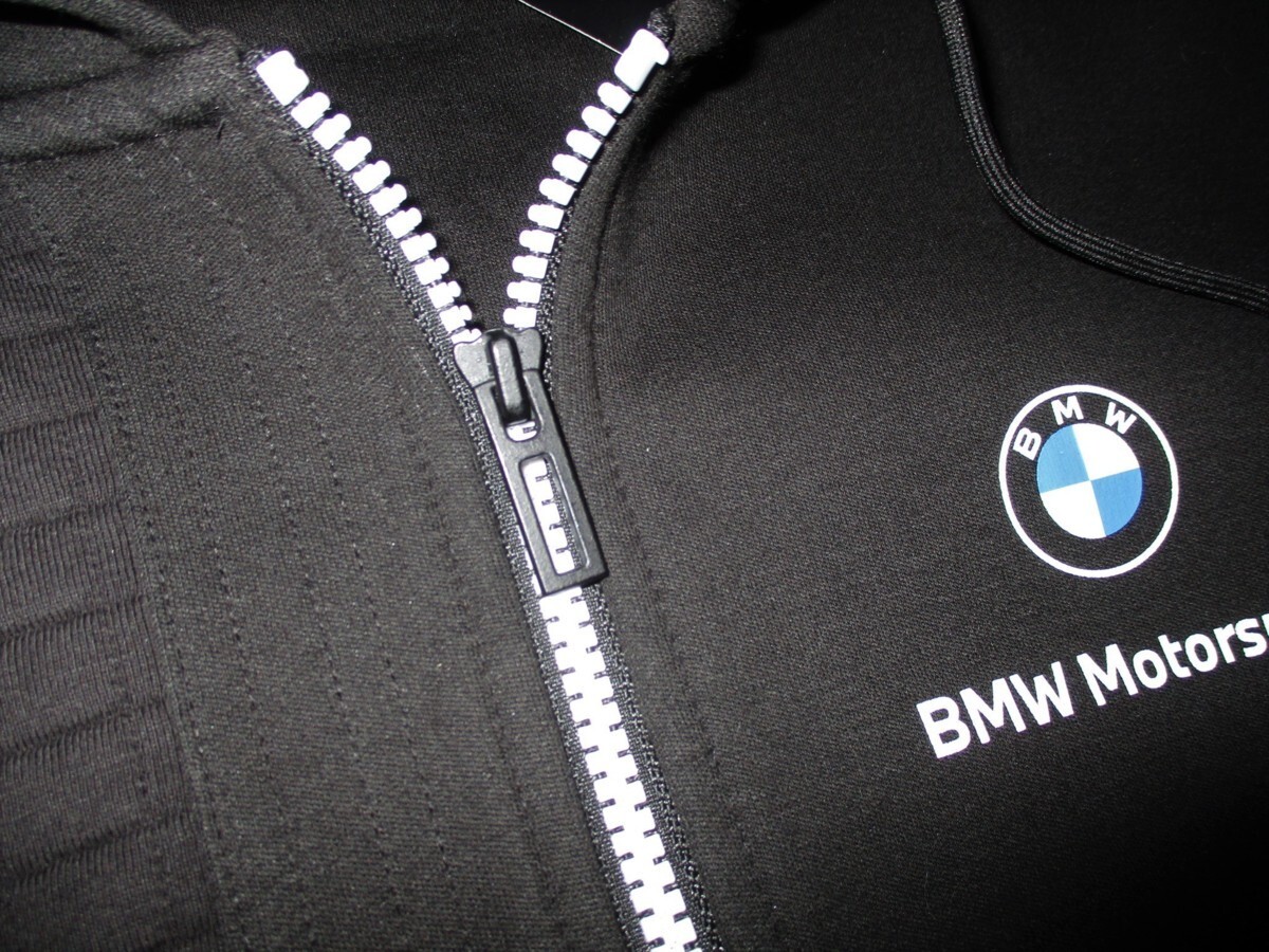 新品ラス1 日本サイズ M 定価2.53万 ▼ PUMA BMW Motorsports 上下 スエット パーカー パンツ セットアップ ジャージ メンズ 黒 ジャージ_画像7