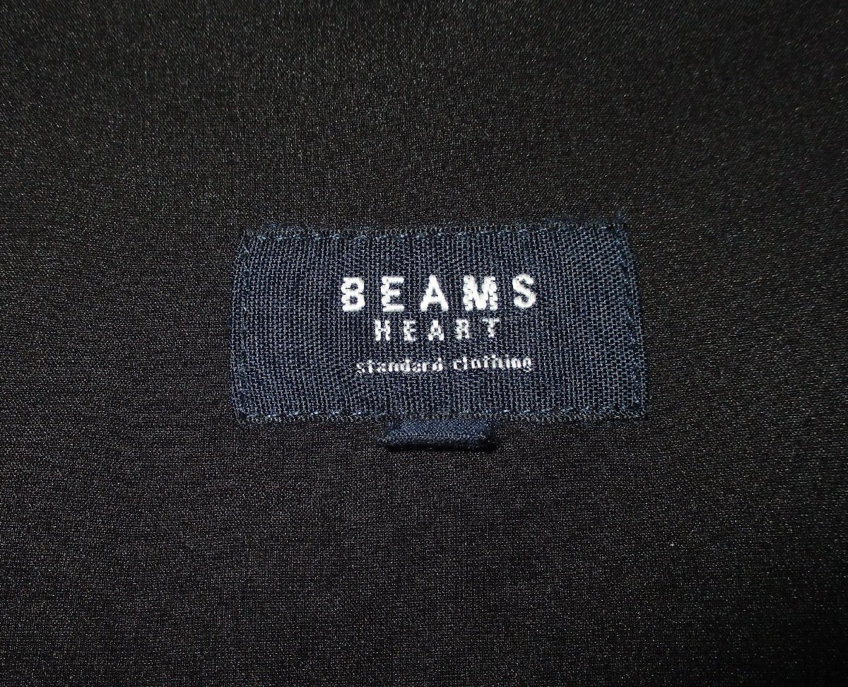 新品 春夏 L ▼ ビームス BEAMS HEART ▼ ライトスーツ サマースーツ ルーズフィット テーラードジャケット パンツ セットアップ メンズ 黒_画像4