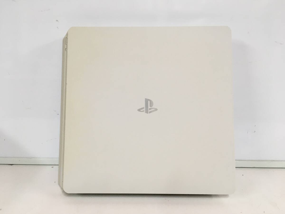 A7977-25 SONY PlayStation4 PS4 CUH-2100B 500GB グレイシャー・ホワイト 【本体のみ】【状態難有】_画像1