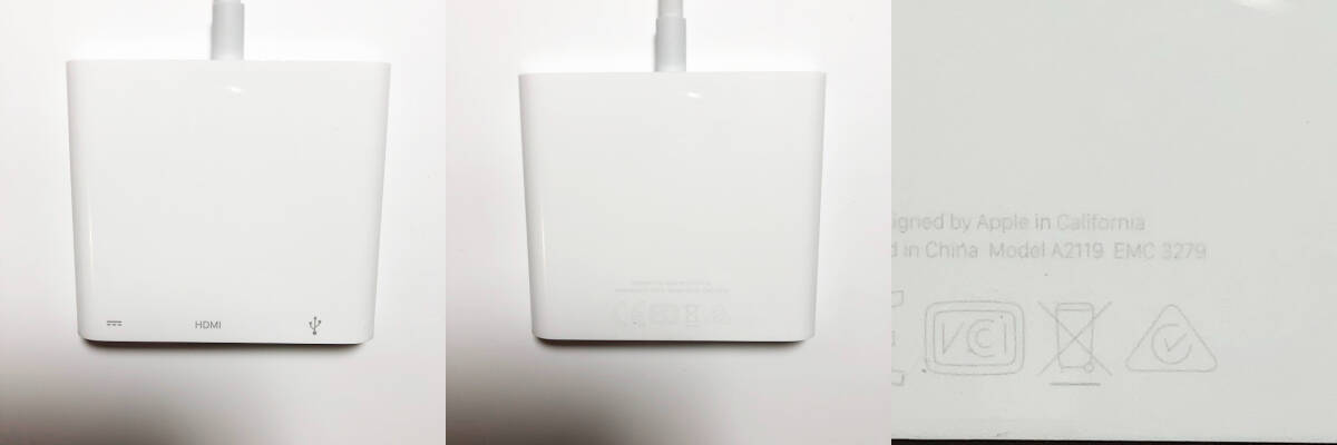 【送料無料】アップル純正 Apple USB-C Digital AV Multiport アダプタ iPhone iPad デジタル マルチポート_画像5
