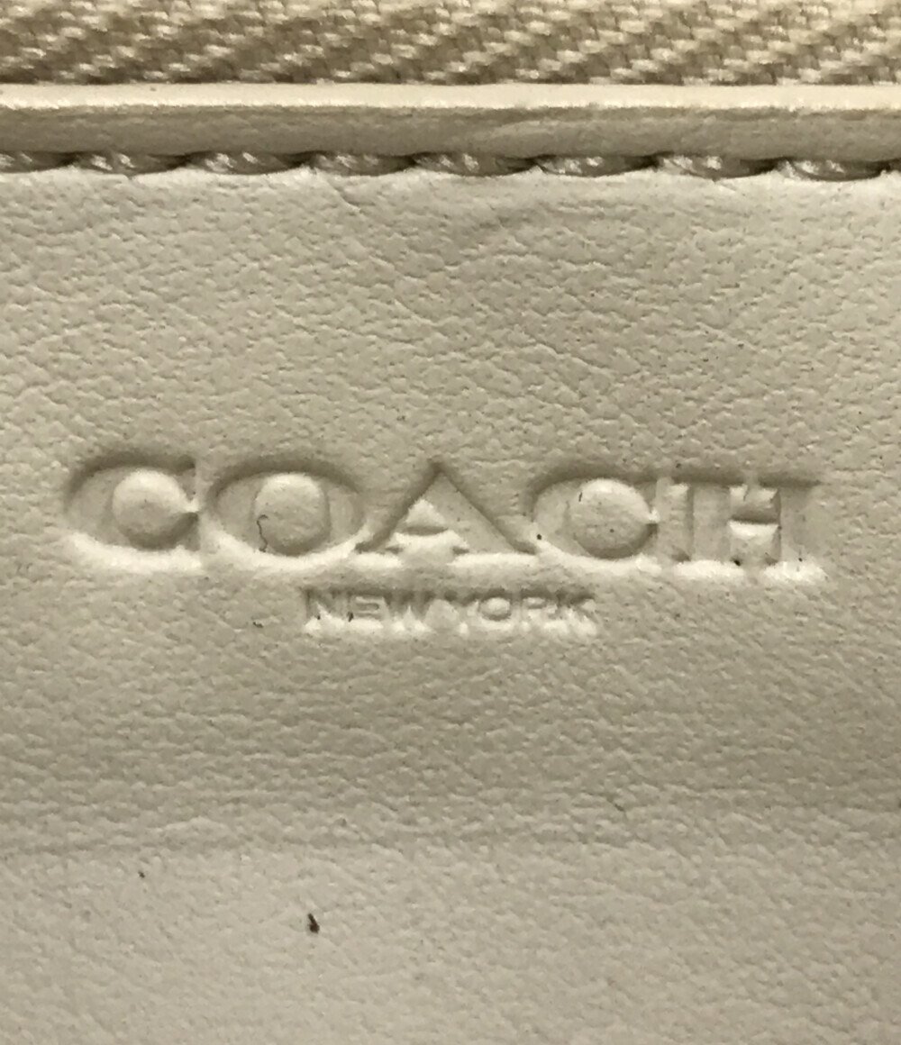 コーチ ラウンドファスナー長財布 F54630 シグネチャー レディース COACH_画像4