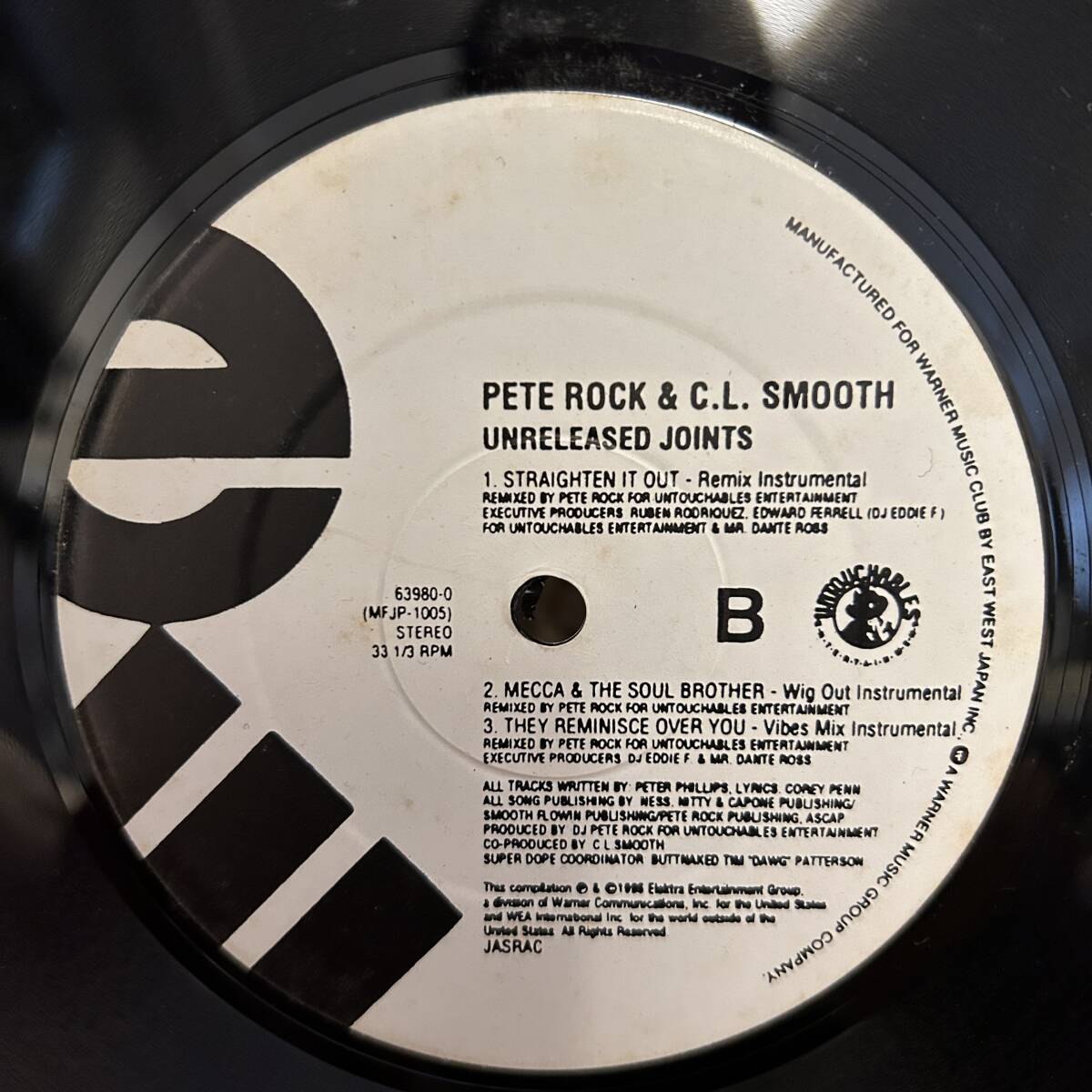 PETE ROCK & CL SMOOTH / UNRELEASED JOINTS_画像3