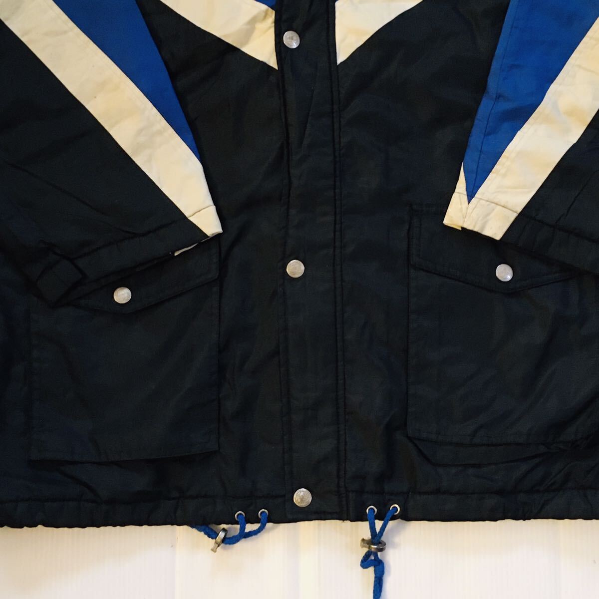  big size Umbro UMBRO XL sleet -n nylon jacket bench coat coach jacket black × blue × white 